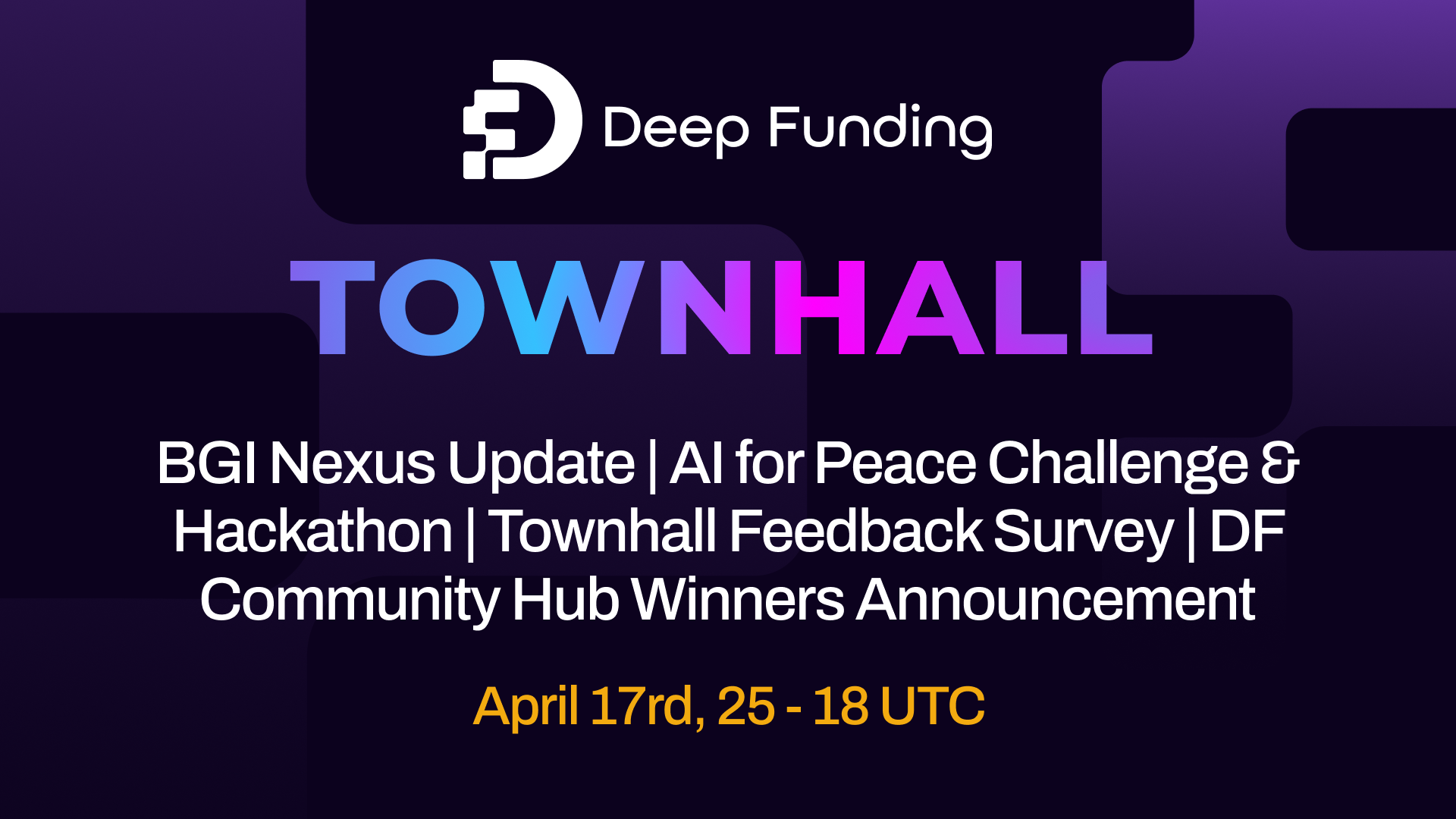 The DF TownHall #59