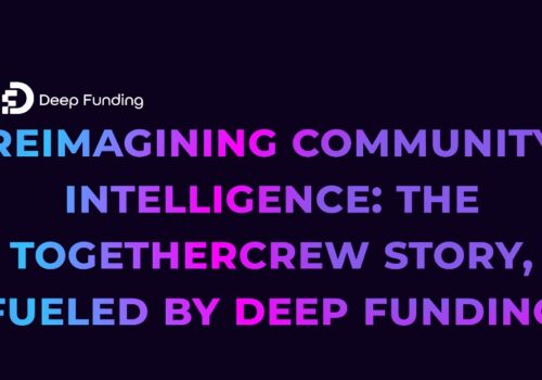 Reimagining Community Intelligence: The TogetherCrew Story, Fueled by Deep Funding