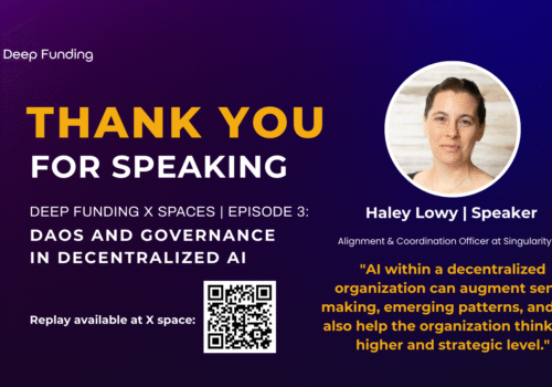 Thank you, Haley Lowy!