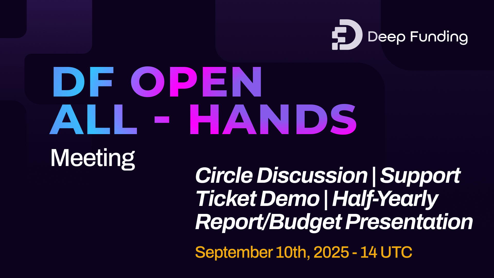 DF Open All Hands