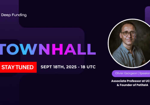 From Research to Innovation with Olivier Georgeon at the Deep Funding Town Hall